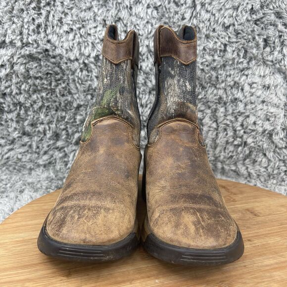 Rocky Kids Boots in Brown and Green Camouflage - Picture 3 of 10